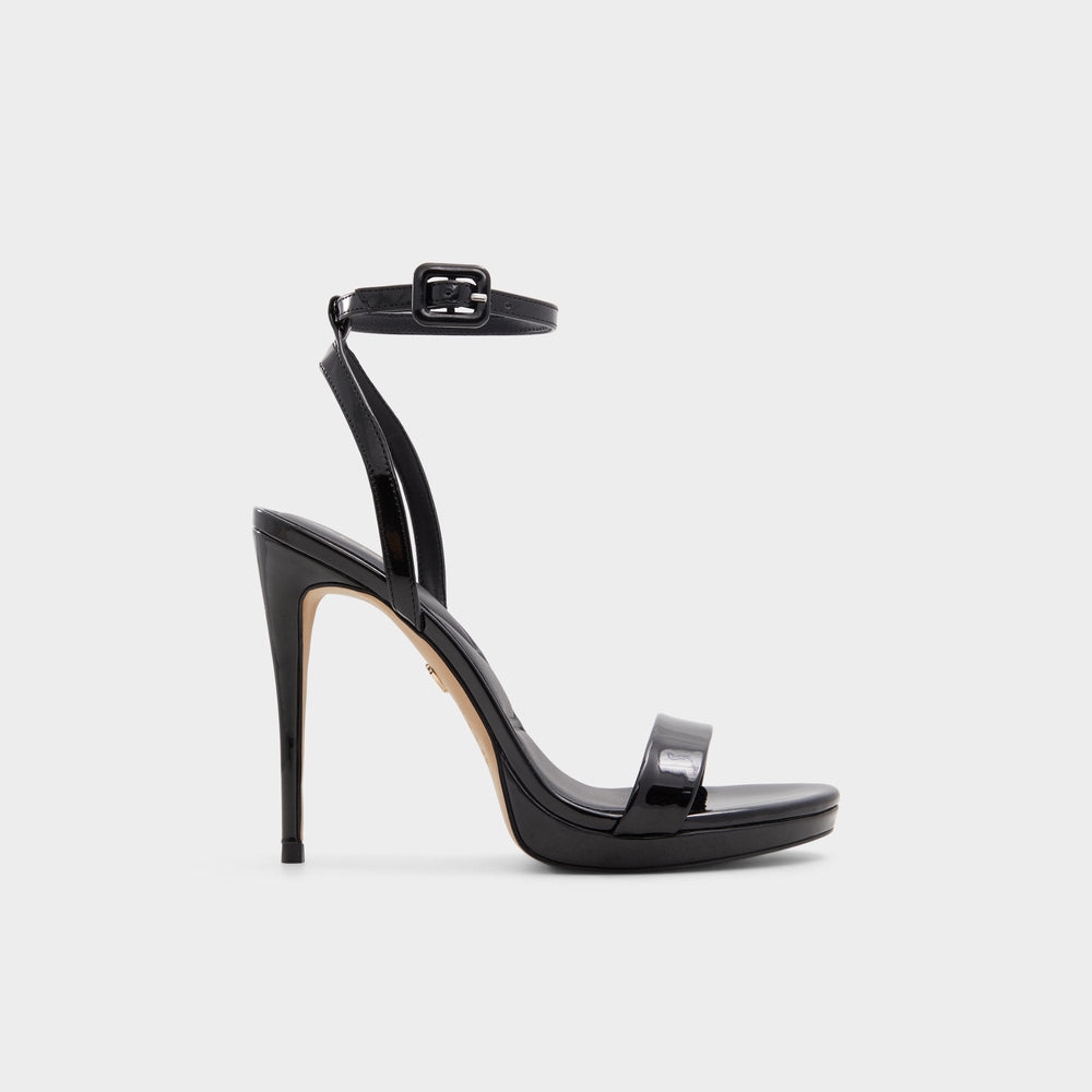 Aldo Katelina Black Women's Heeled sandals - Strappy heeled sandal, Stiletto platform