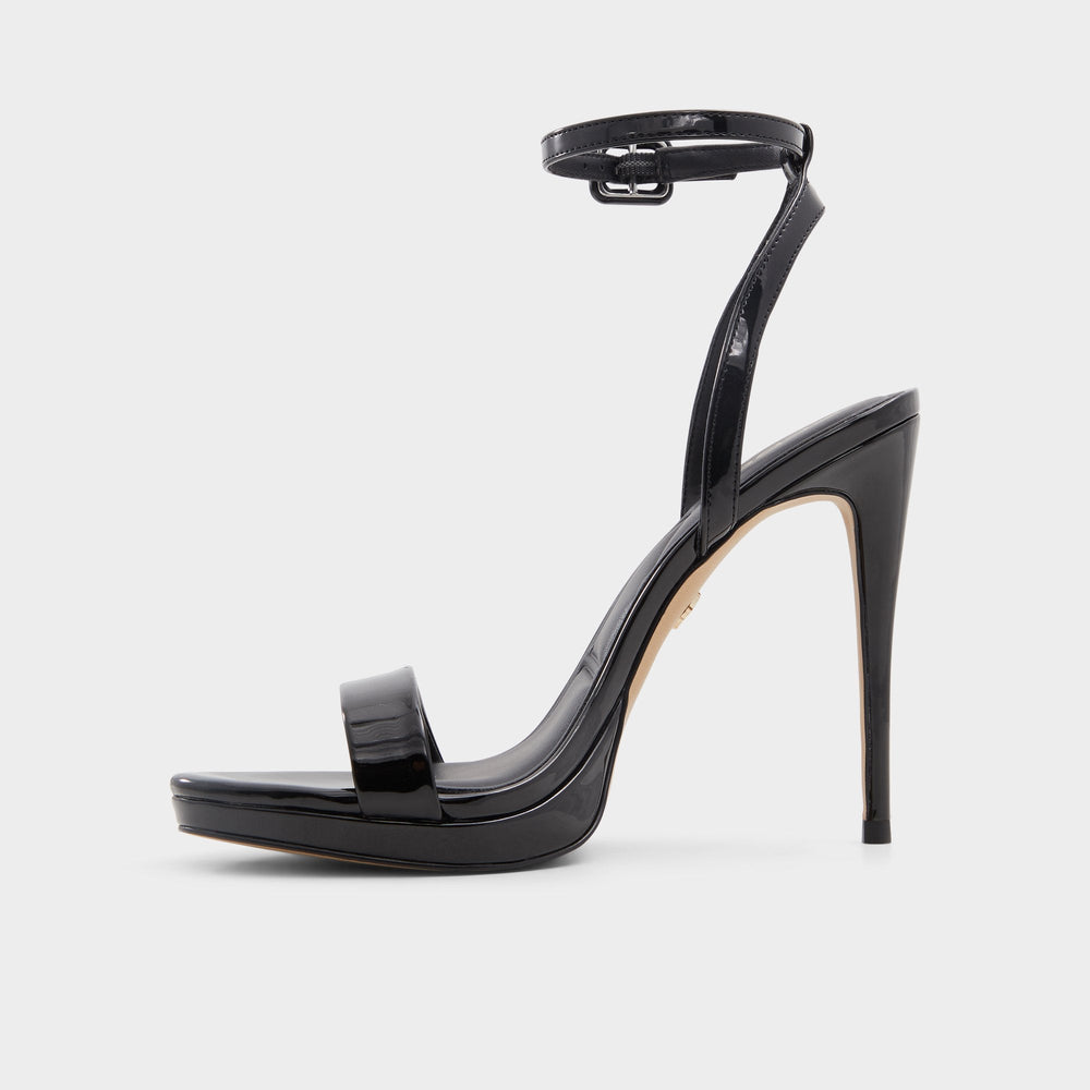 Aldo Katelina Black Women's Heeled sandals - Strappy heeled sandal, Stiletto platform