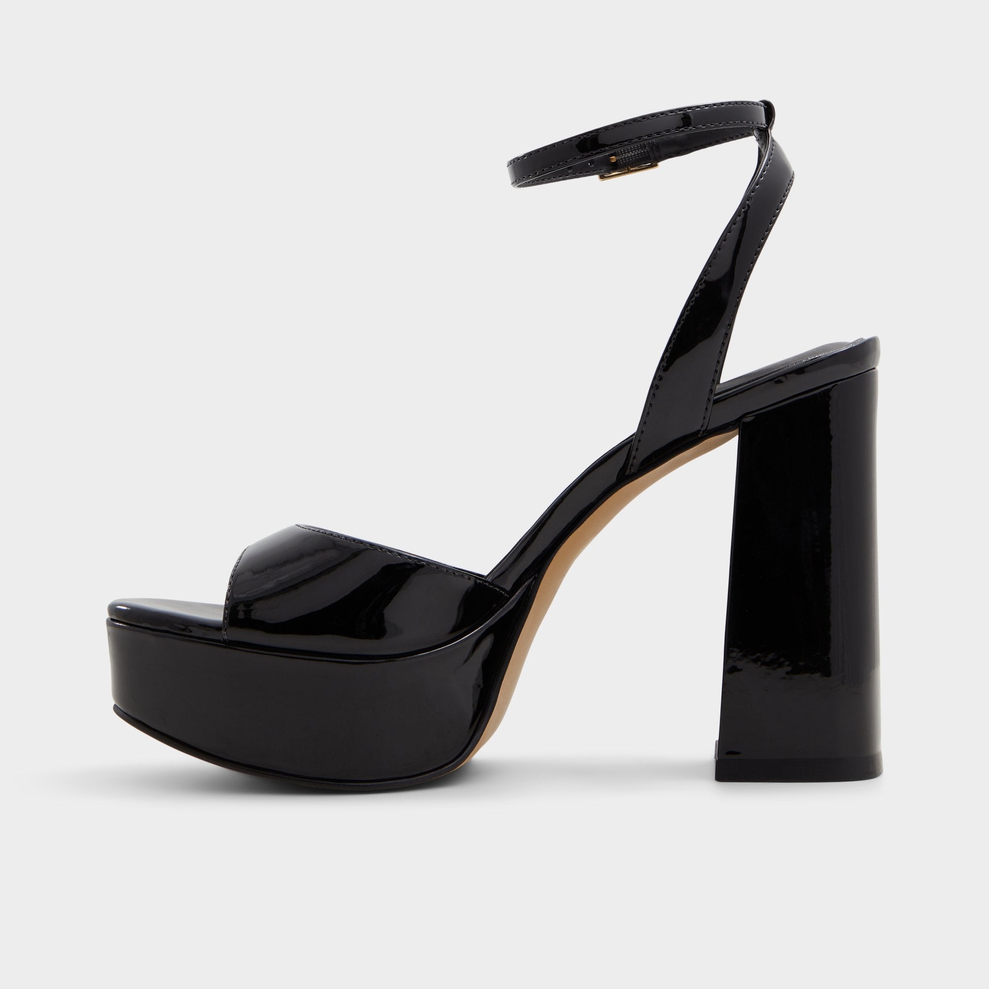 Aldo Valoria Black Women's Platform sandals - Strappy heeled sandal, Platform