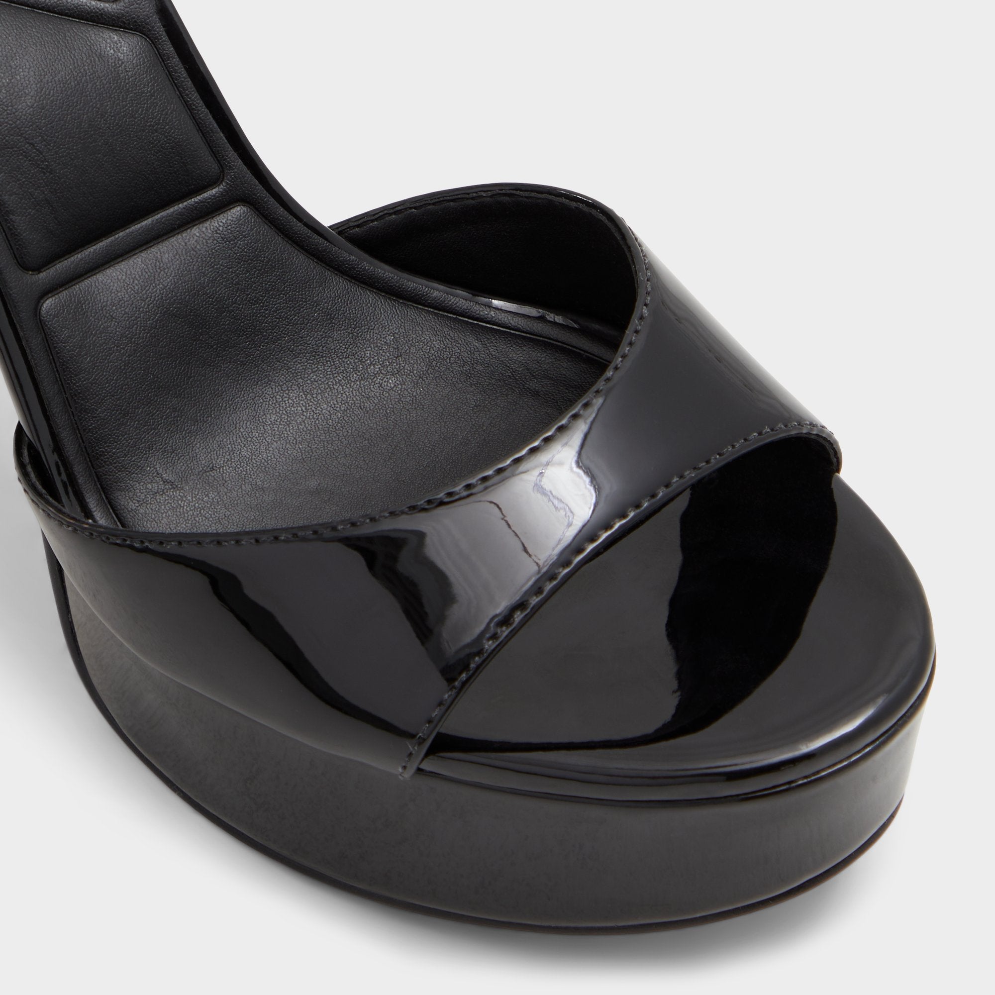 Aldo Valoria Black Women's Platform sandals - Strappy heeled sandal, Platform