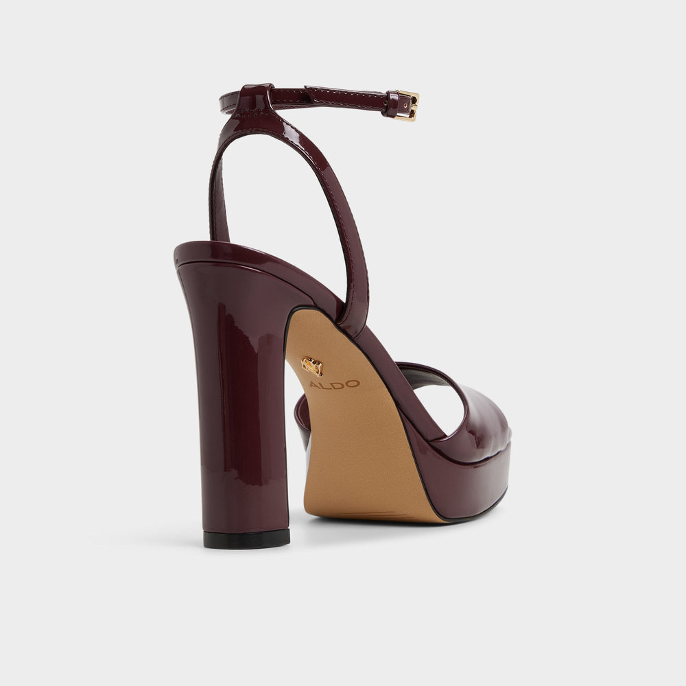Aldo Chicgleam Bordo Women's Platform sandals - Heeled sandal, Platform