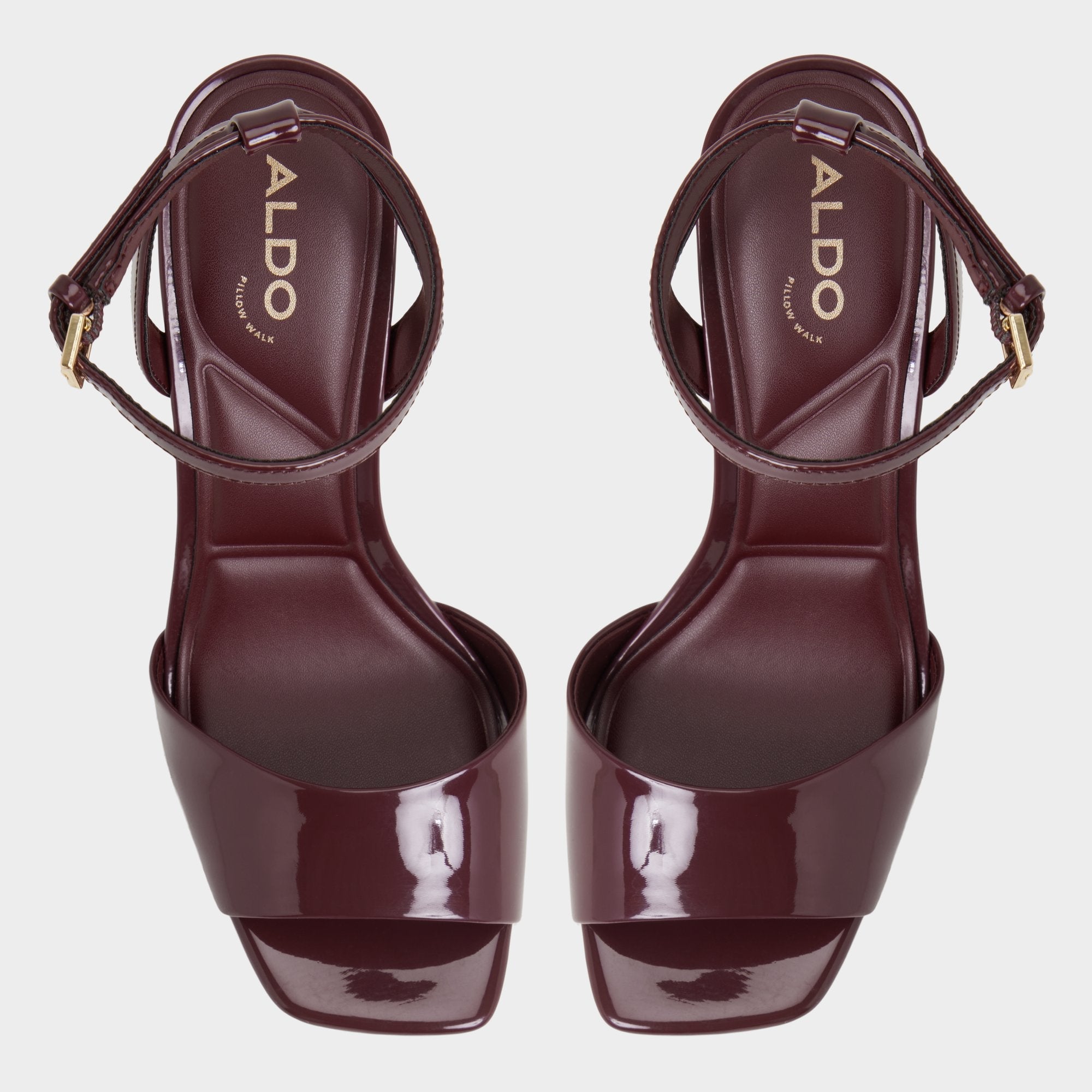 Aldo Chicgleam Bordo Women's Platform sandals - Heeled sandal, Platform