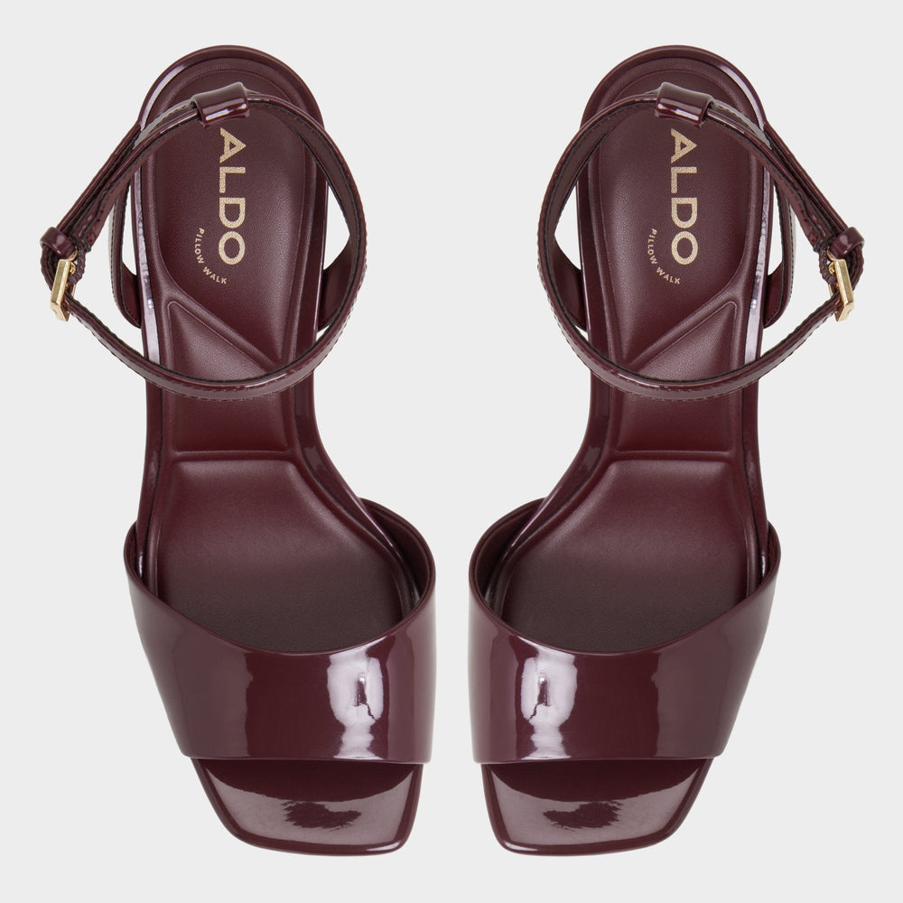 Aldo Chicgleam Bordo Women's Platform sandals - Heeled sandal, Platform