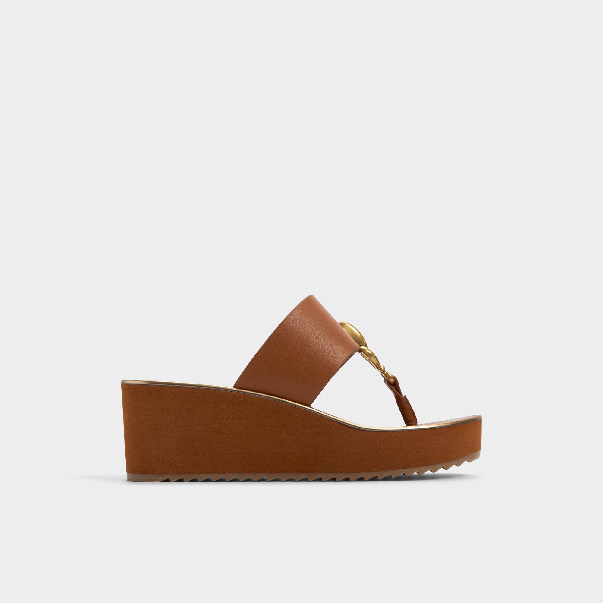 Aldo Penelopy Medium Brown Women's Platform sandals - Wedge sandal, Wedge heel