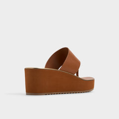 Aldo Penelopy Medium Brown Women's Platform sandals - Wedge sandal, Wedge heel