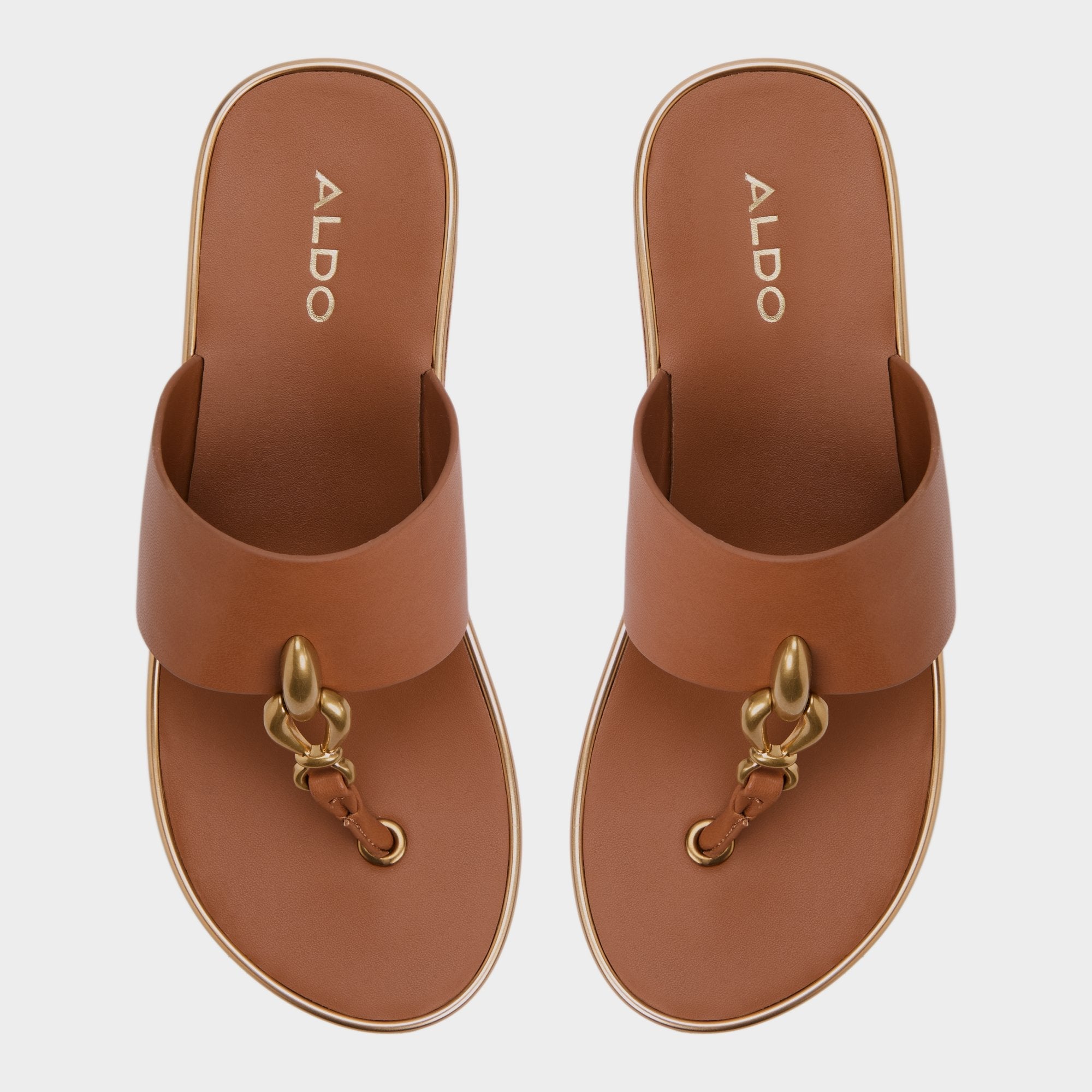 Aldo Penelopy Medium Brown Women's Platform sandals - Wedge sandal, Wedge heel