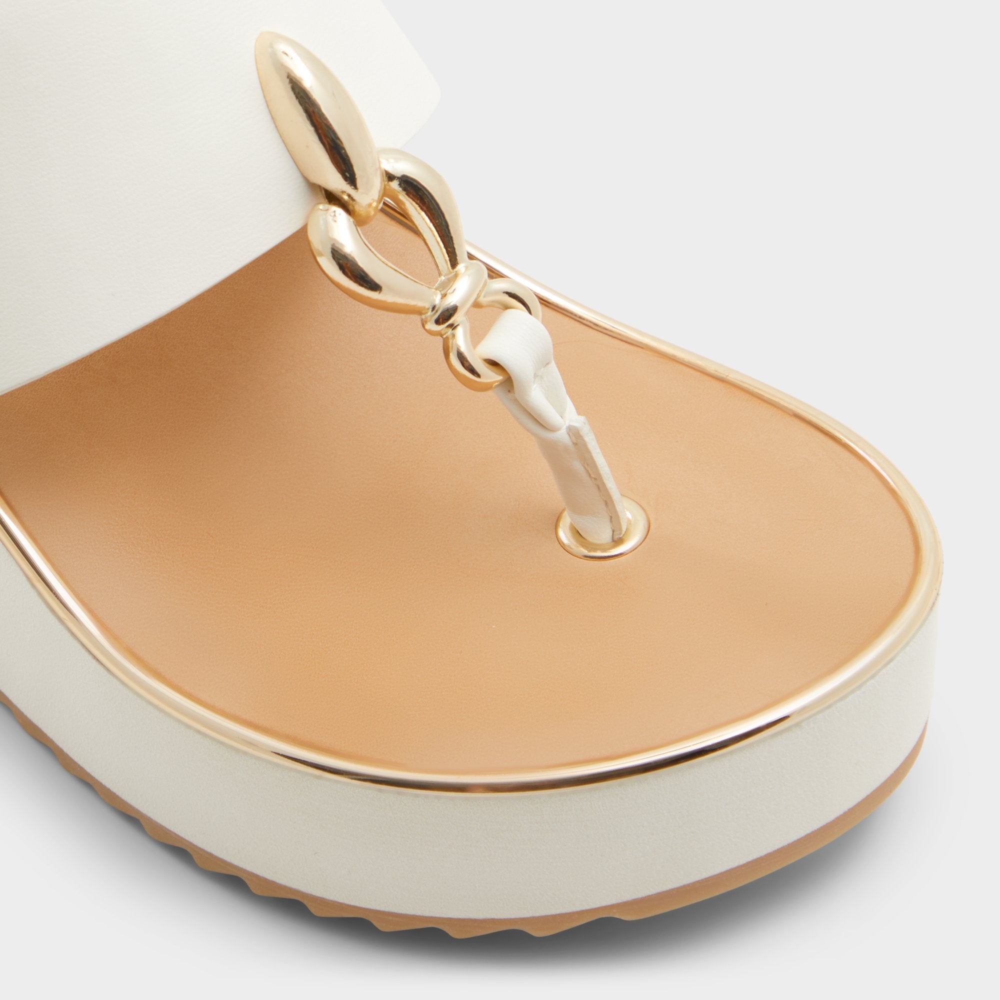 Aldo Penelopy White Women's Wedges - Wedge sandal, Wedge heel