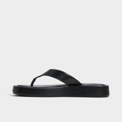 Aldo Grettle Black Women's Flats - Flip flop, Flatform
