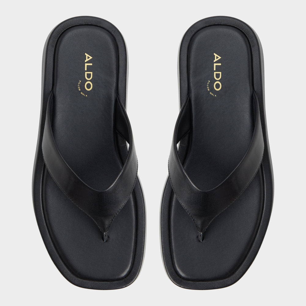 Aldo Grettle Black Women's Flats - Flip flop, Flatform