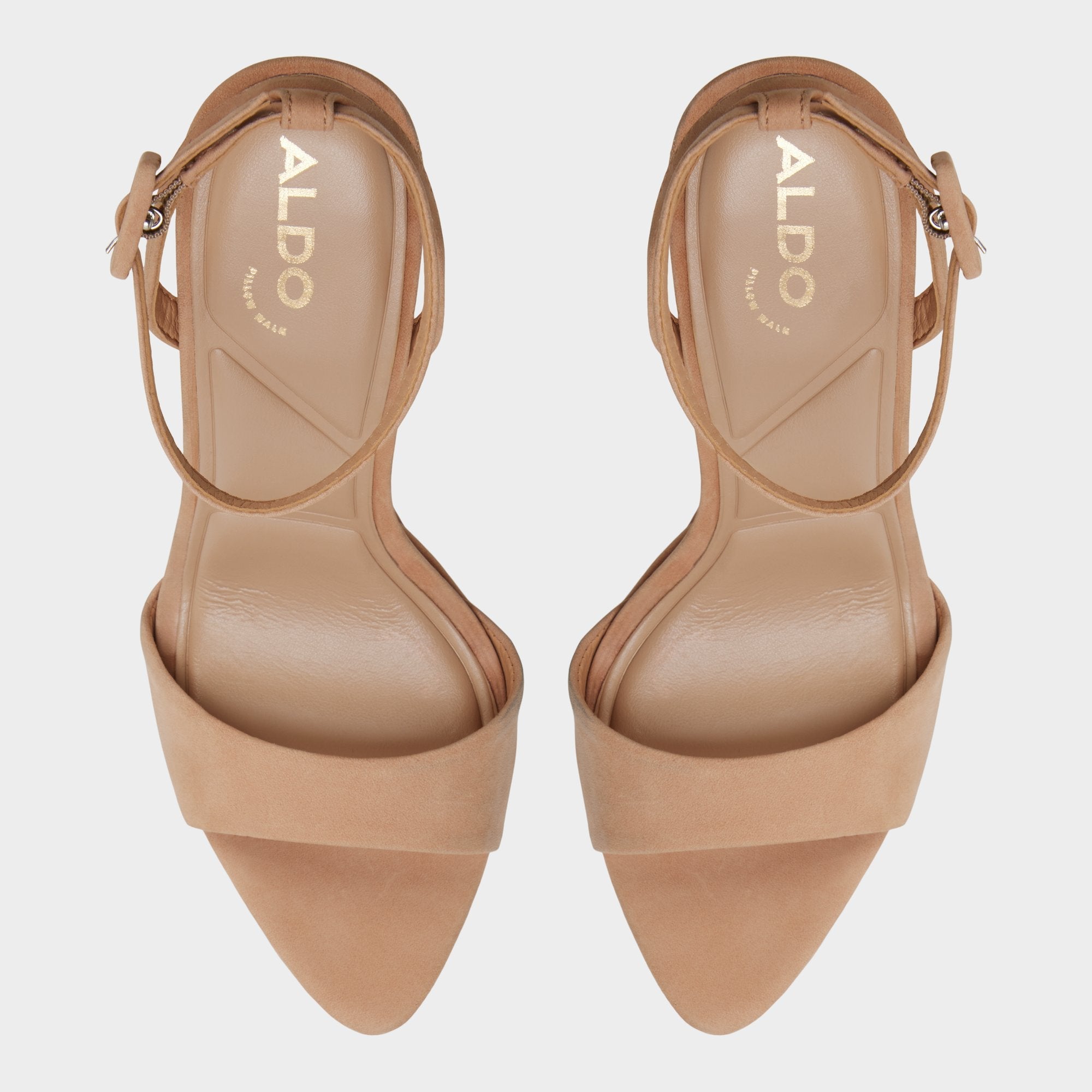 Aldo Ivette in Medium Beige - Strappy heeled sandal, Platform