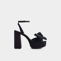 Aldo Luscious in Black 14154112 - Strappy heeled sandal, Platform