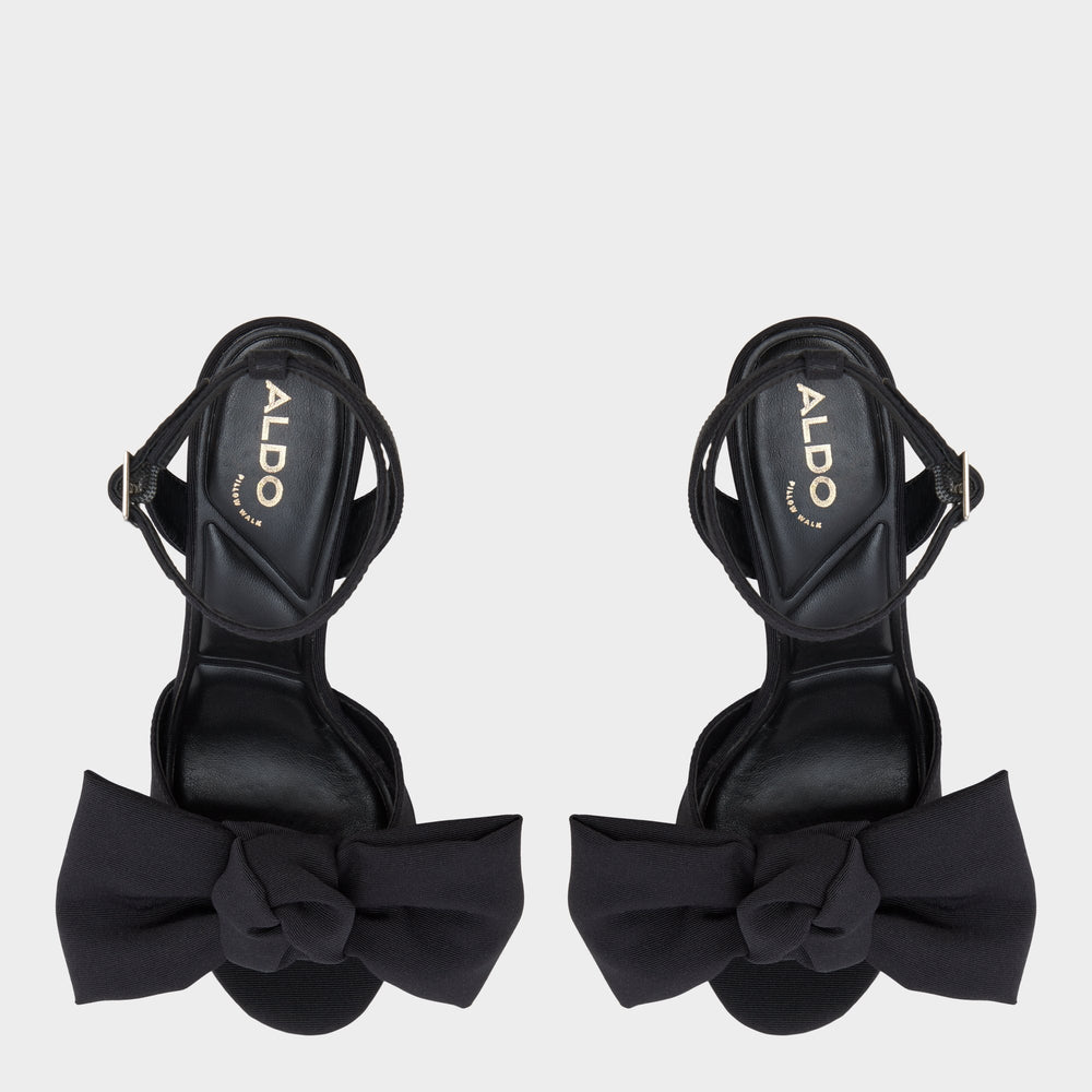 Aldo Luscious in Black 14154112 - Strappy heeled sandal, Platform