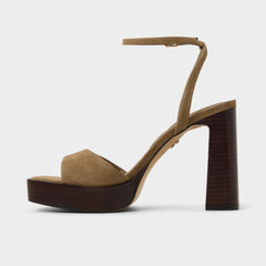 Aldo Lothon in Other Green - Strappy heeled sandal, Platform