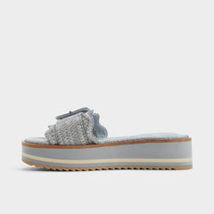 Aldo Wavynelly Other Blue Women's Flats - Slide sandal, Platform