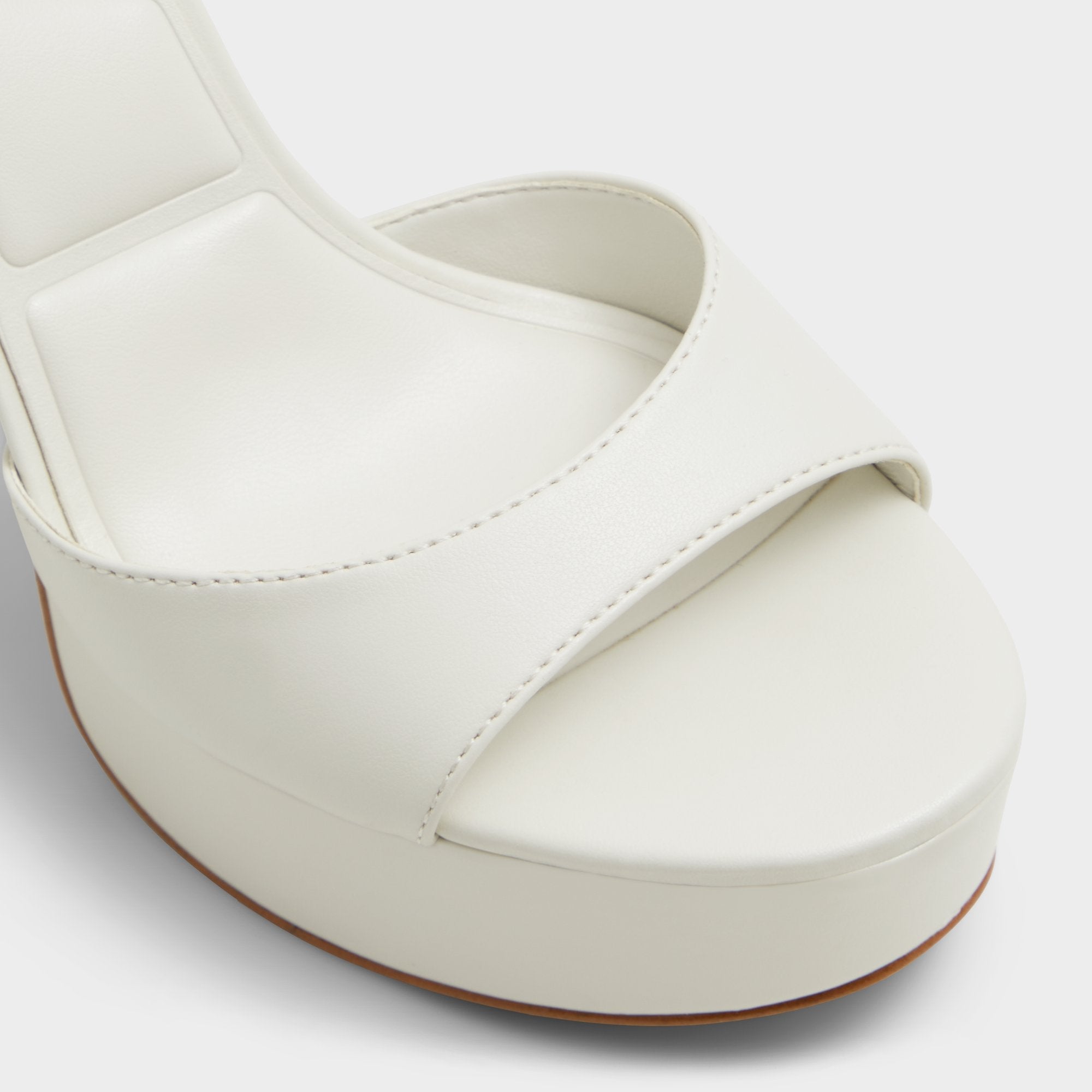 Aldo Valoria White Women's Platform sandals - Strappy heeled sandal