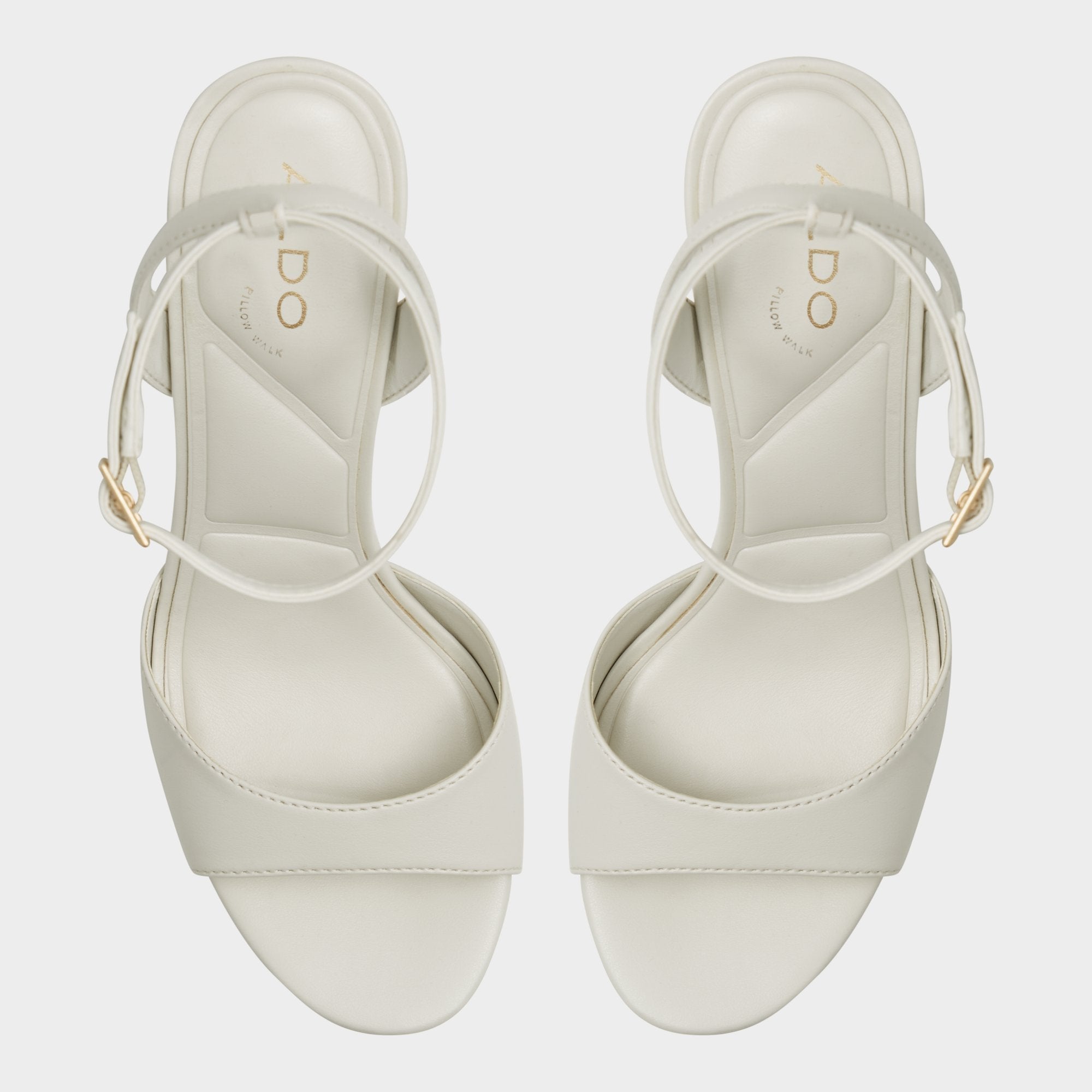 Aldo Valoria White Women's Platform sandals - Strappy heeled sandal