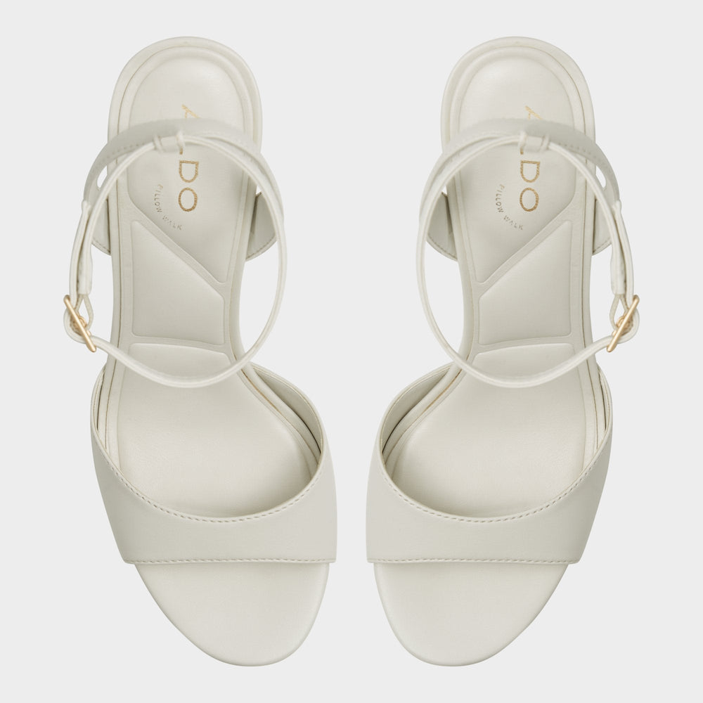 Aldo Valoria White Women's Platform sandals - Strappy heeled sandal