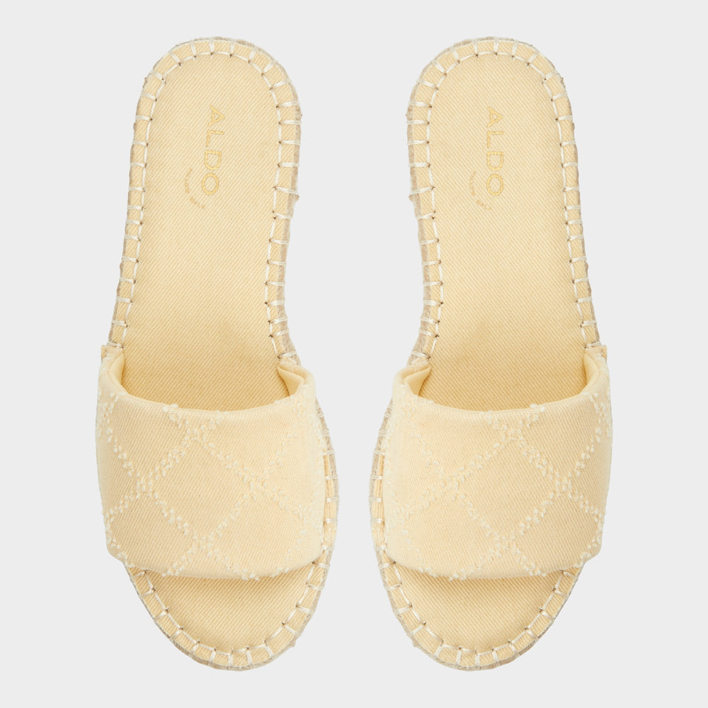 Aldo Erireni Dark Yellow Women's Platform sandals - Slide sandal