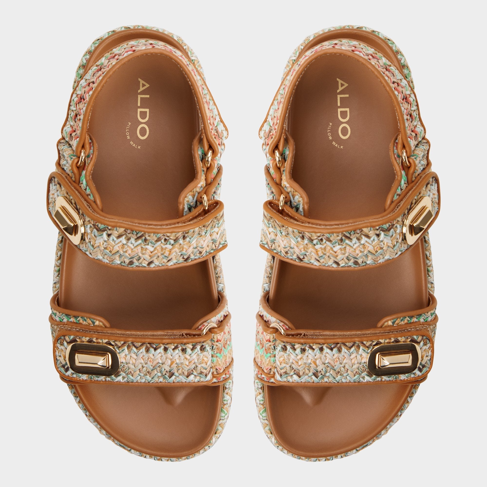 Aldo Sunhaven Bright Multi Women's Platform sandals - Footbed sandal