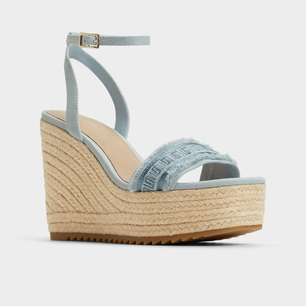 Aldo Aberitram Denim Women's Platform sandals - Wedge sandal
