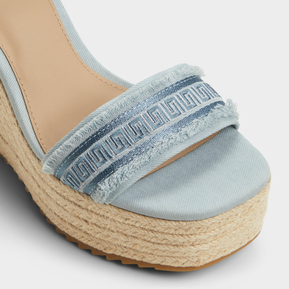 Aldo Aberitram Denim Women's Platform sandals - Wedge sandal