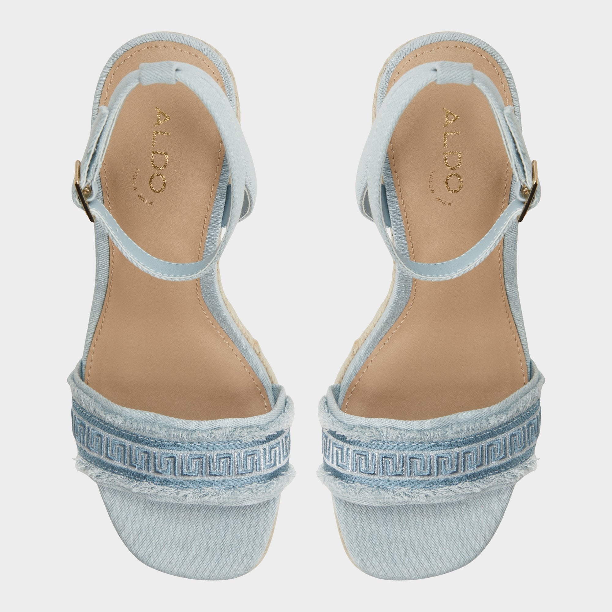 Aldo Aberitram Denim Women's Platform sandals - Wedge sandal