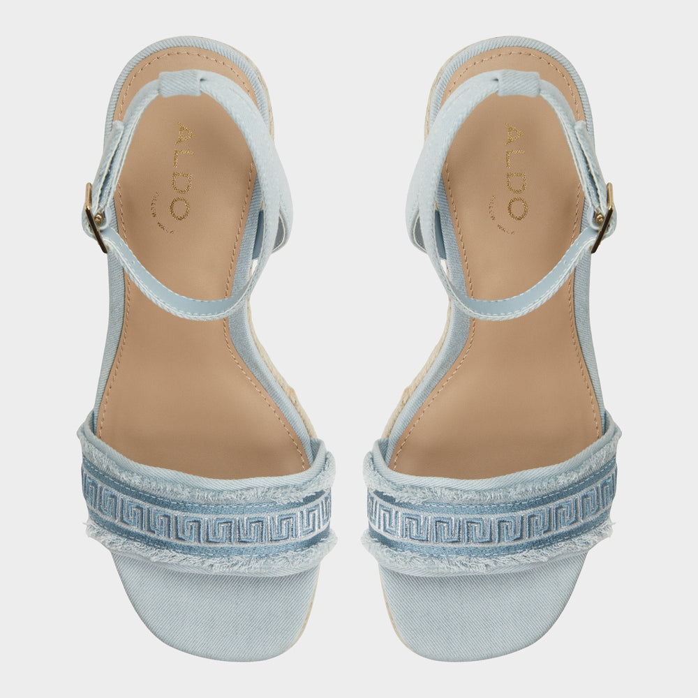 Aldo Aberitram Denim Women's Platform sandals - Wedge sandal