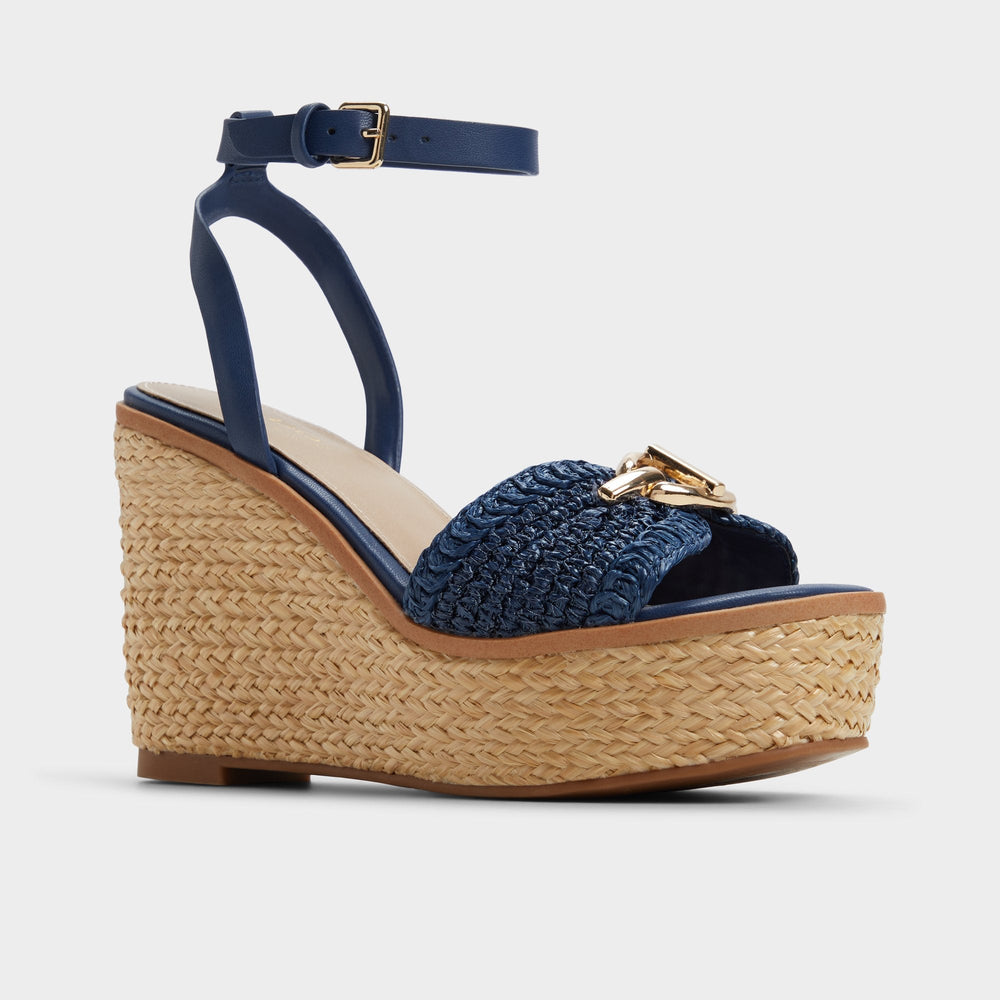 Aldo Ybylin Navy Women's Platform sandals - Wedge sandal