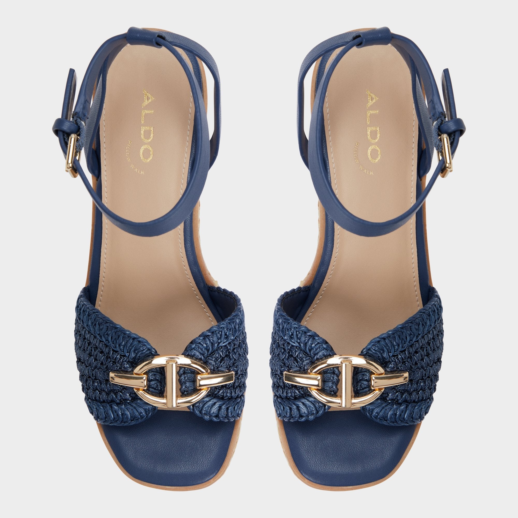 Aldo Ybylin Navy Women's Platform sandals - Wedge sandal