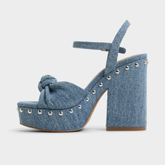 Aldo Ulialdan Blue Combo Women's Platform sandals - Strappy heeled sandal
