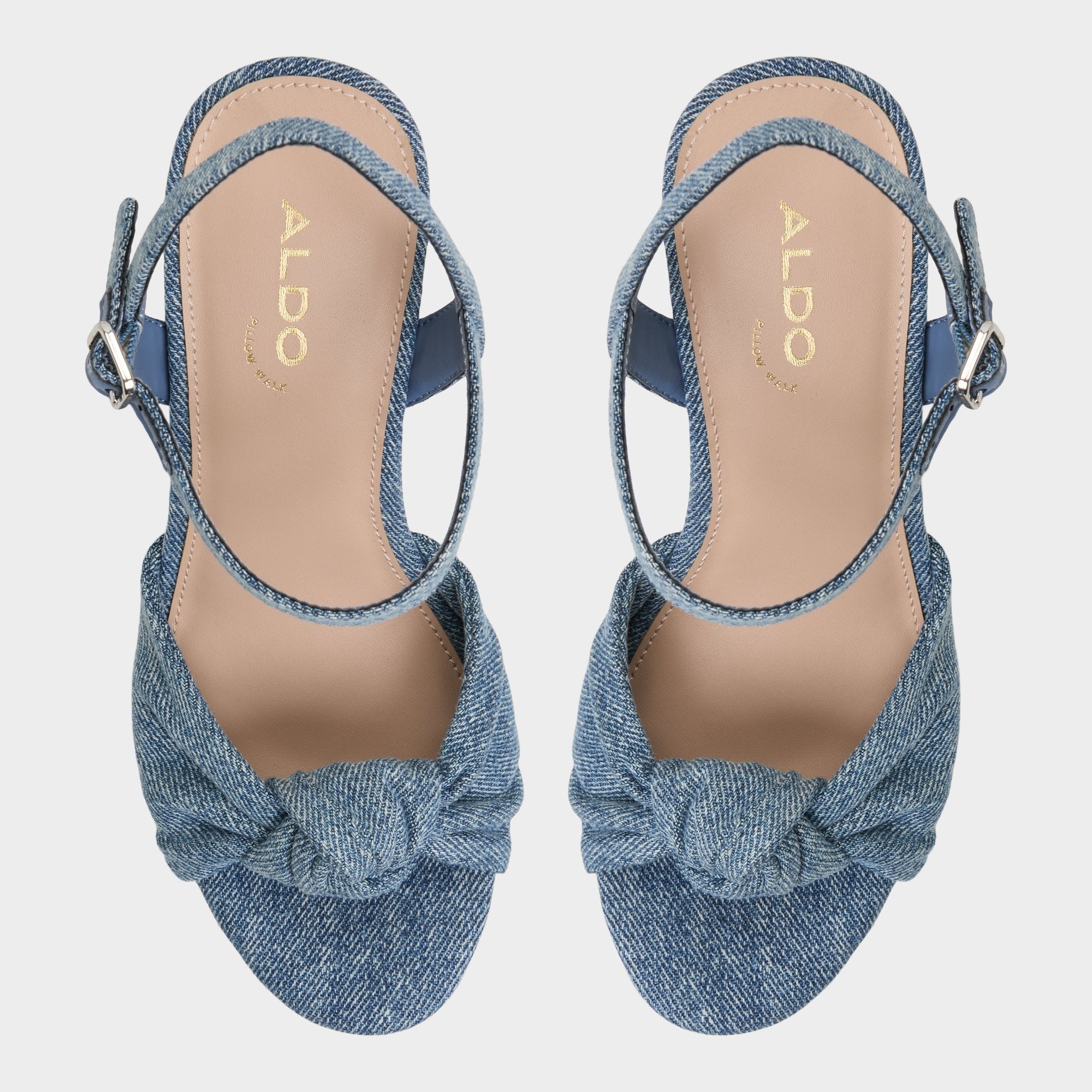 Aldo Ulialdan Blue Combo Women's Platform sandals - Strappy heeled sandal