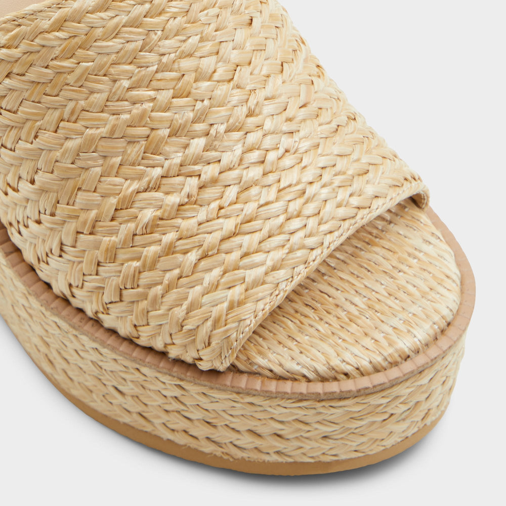 Aldo Midsommar Open Natural Women's Wedges - Wedge sandal, Wedge heel