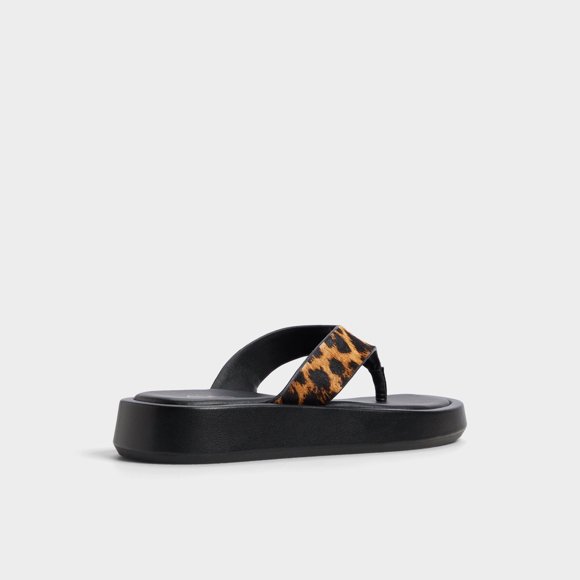 Aldo Grettle Brown Multi Women's Flats - Flip flop, Platform