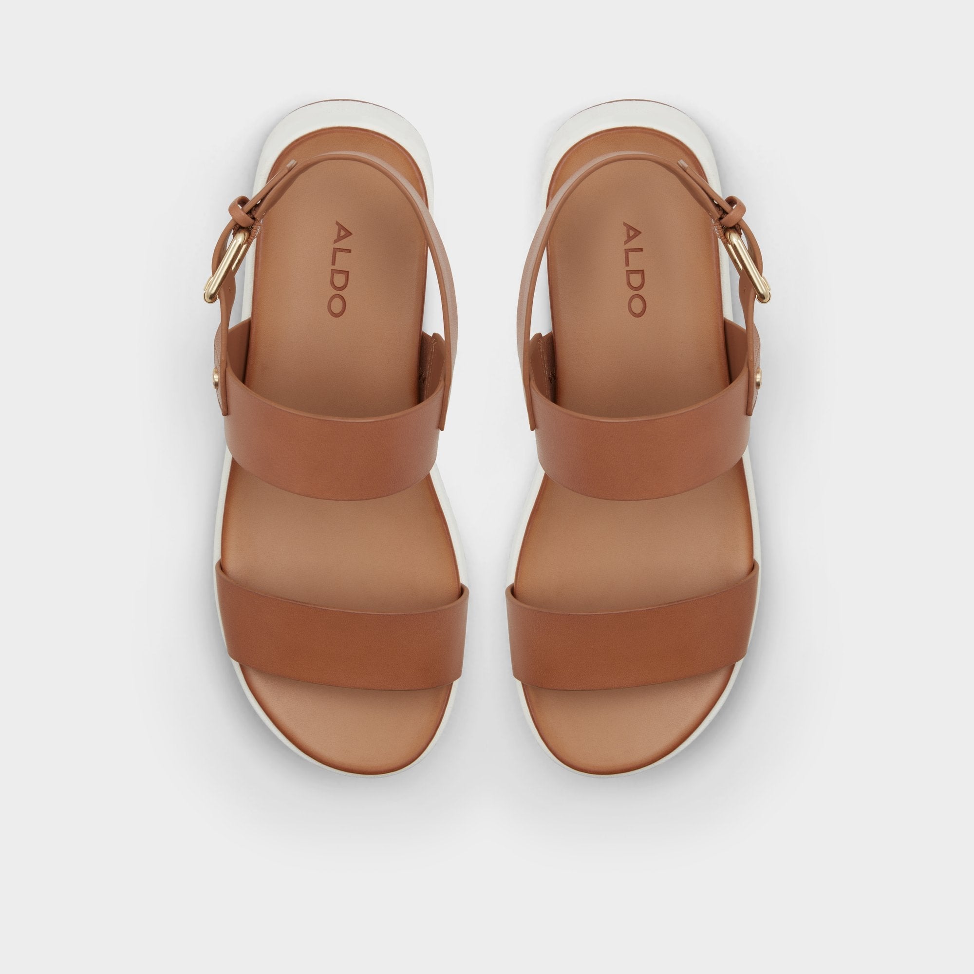 Aldo Silyia Dark Beige Women's Sandals - Flat sandal