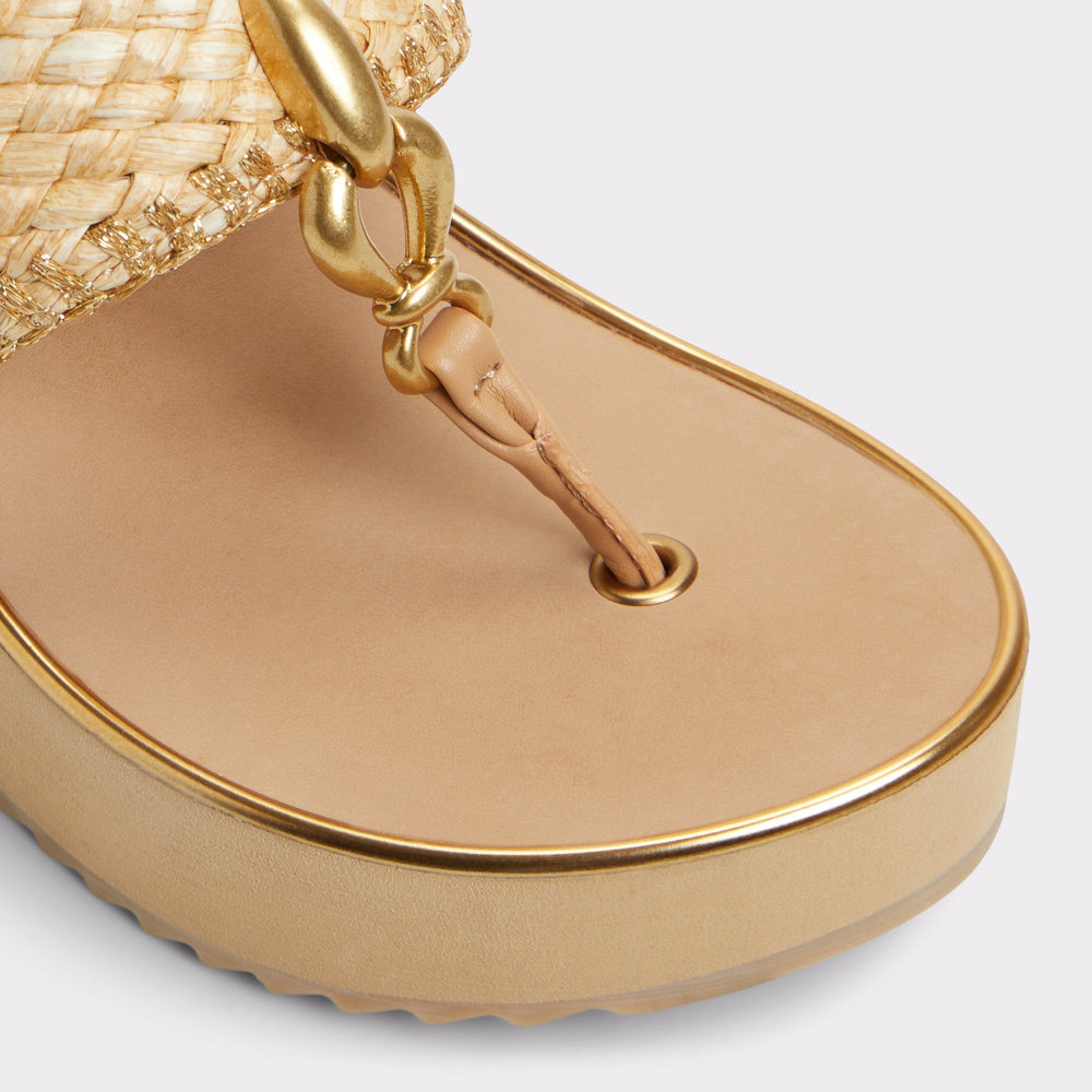 Aldo Penelopy Natural Women's Wedges - Wedge sandal, Wedge heel