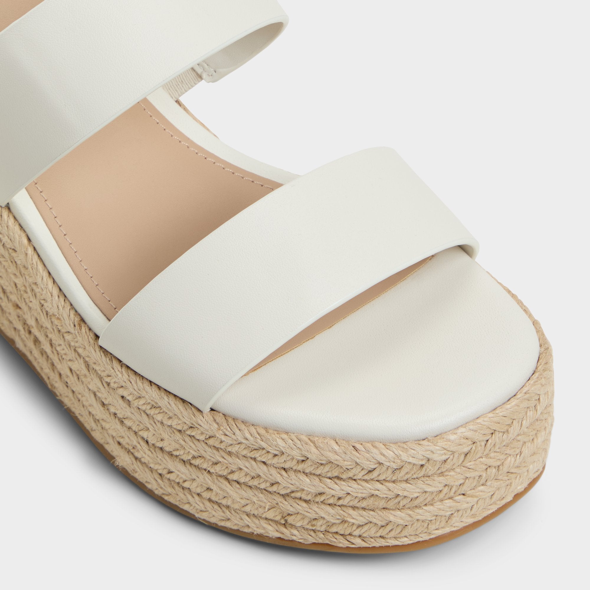 Aldo Keoni Open White Women's Platform sandals - Wedge sandal