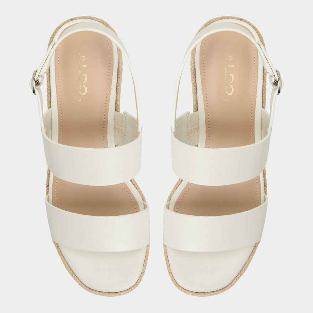 Aldo Keoni Open White Women's Platform sandals - Wedge sandal