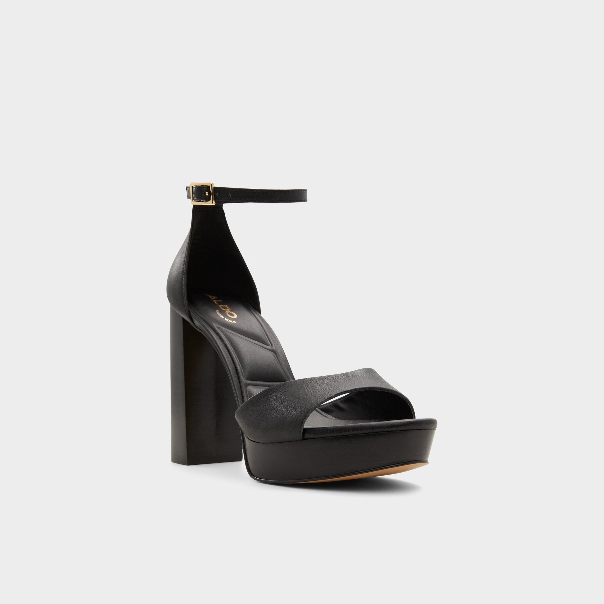 Aldo Enaegyn2.0 Black Women's Platform sandals - Strappy heeled sandal, Platform
