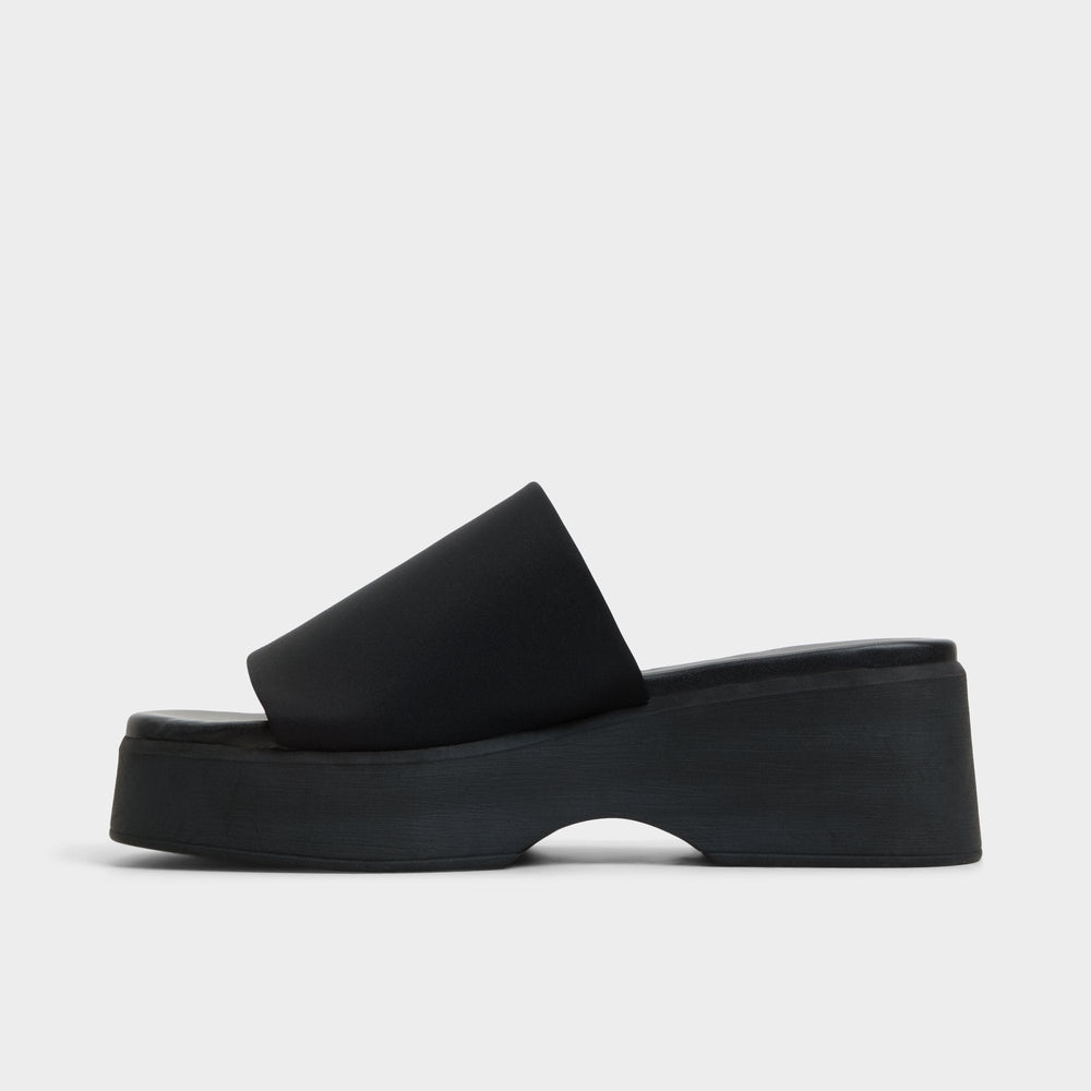 Aldo Yassa Black Women's Wedges - Wedge sandal
