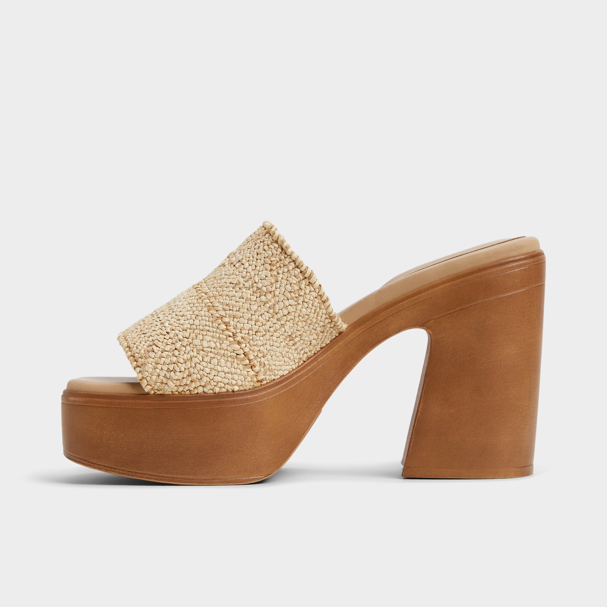 Aldo Maysee Natural Women's Platform sandals - Heeled mule, Platform