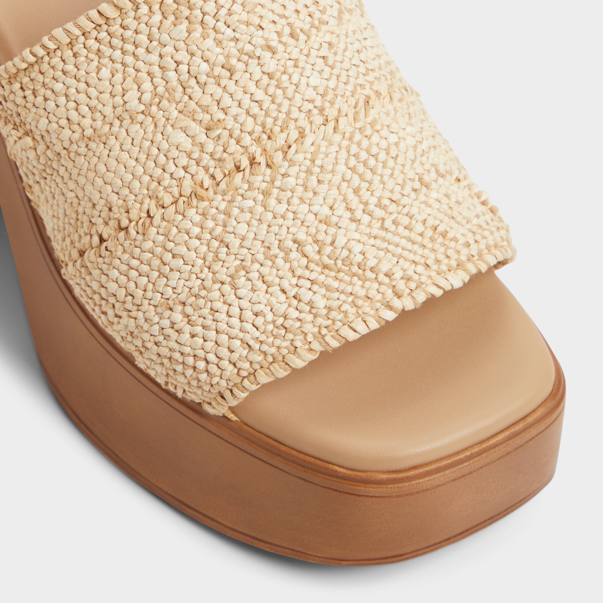 Aldo Maysee Natural Women's Platform sandals - Heeled mule, Platform