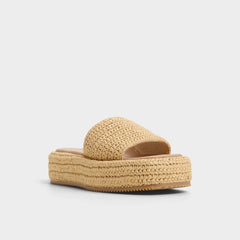 Aldo Bohemina Natural Women's Platform sandals - Flatform sandal