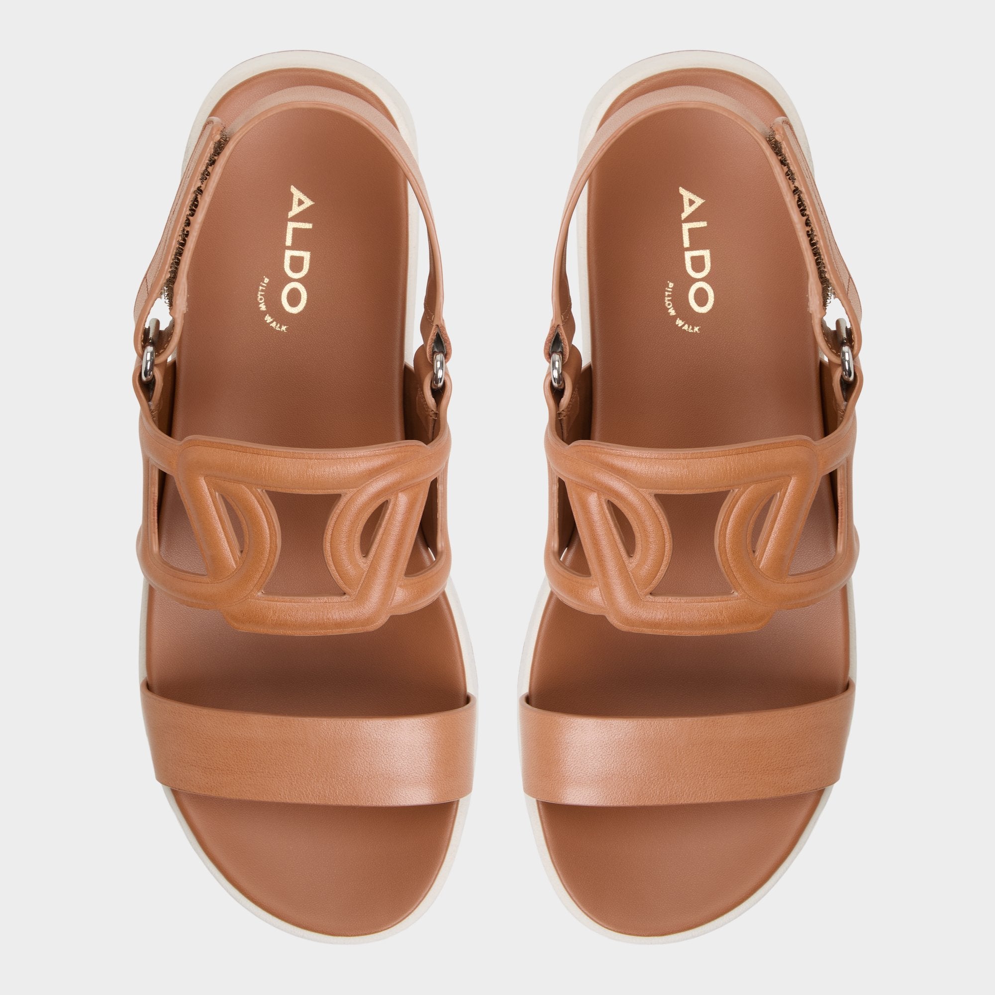 Aldo Onuvia Medium Brown Women's Footbed sandals - Footbed sandal, Flatform