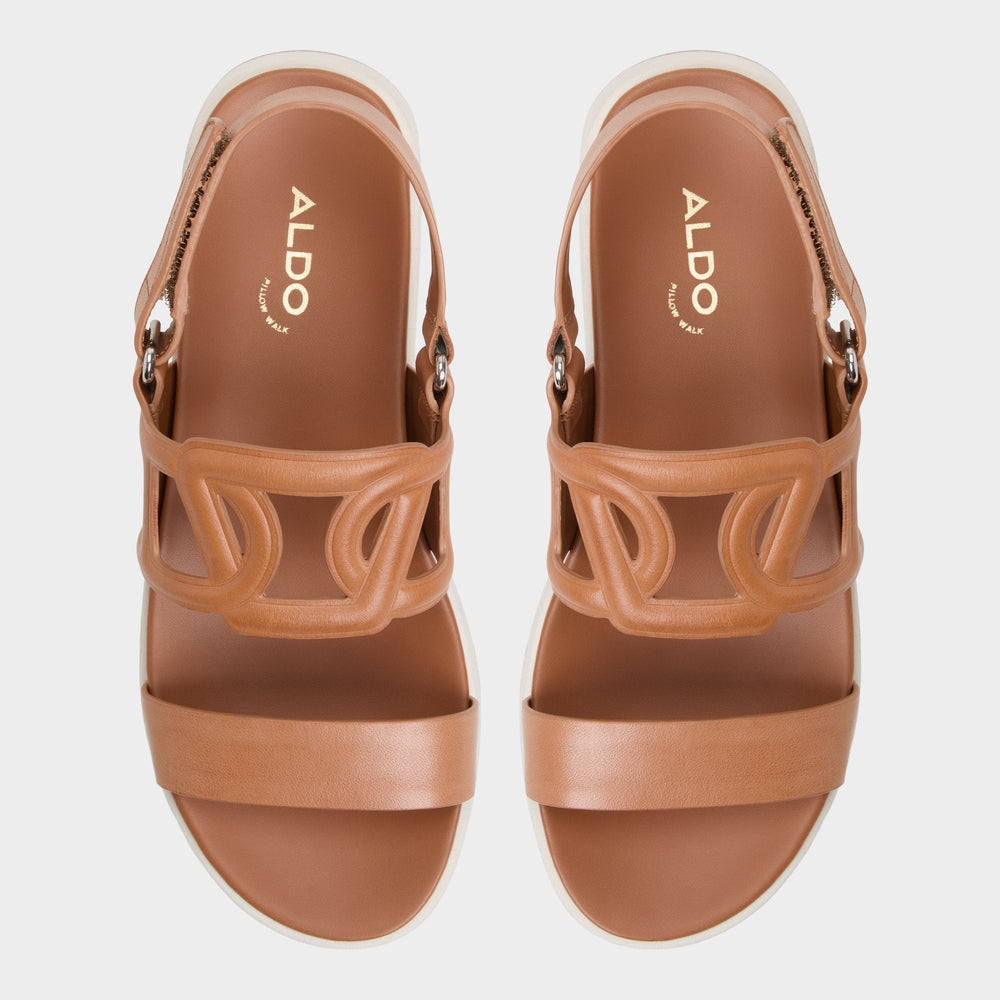 Aldo Onuvia Medium Brown Women's Footbed sandals - Footbed sandal, Flatform