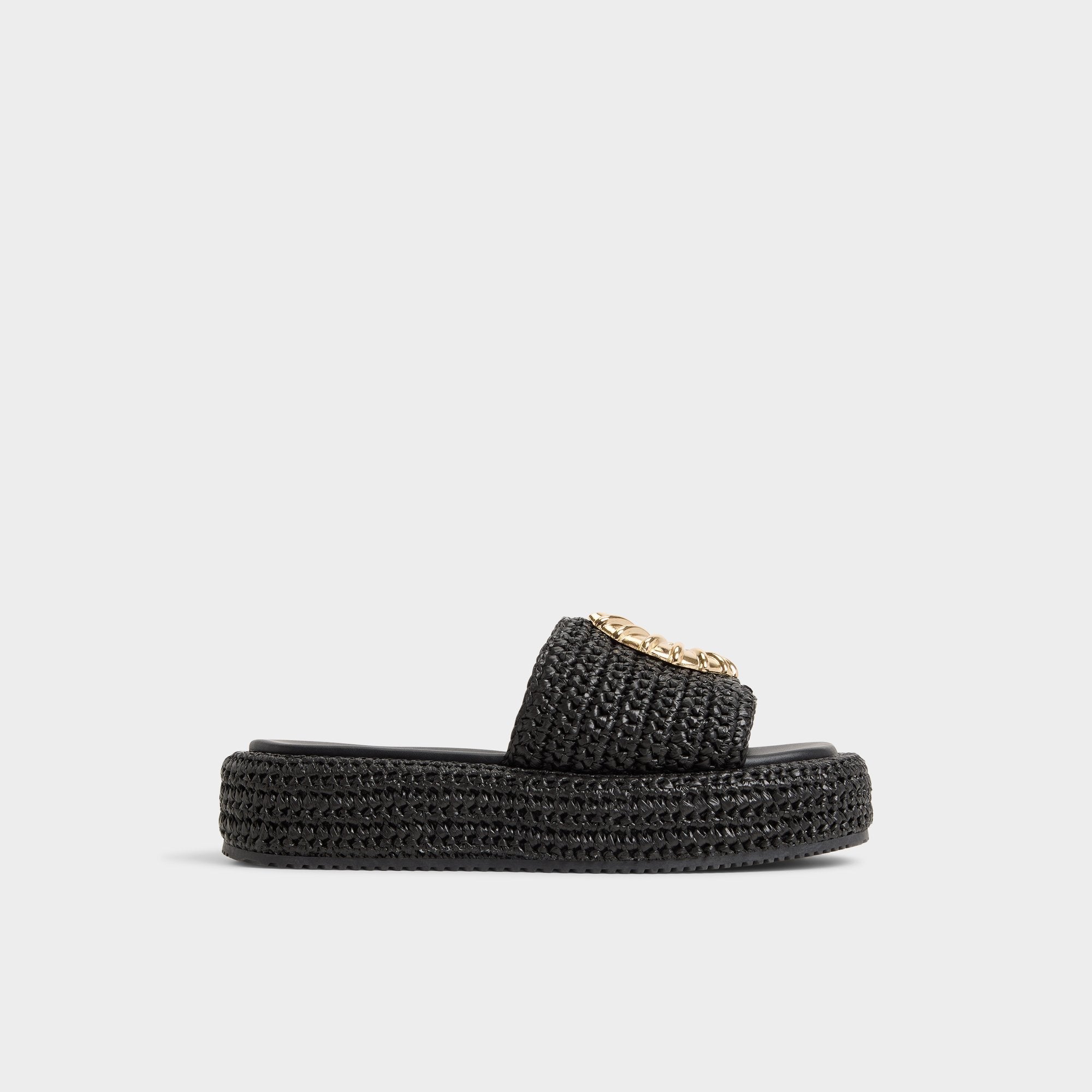 Aldo Justbeachy Black Women's Platform sandals - Flatform sandal