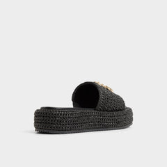 Aldo Justbeachy Black Women's Platform sandals - Flatform sandal