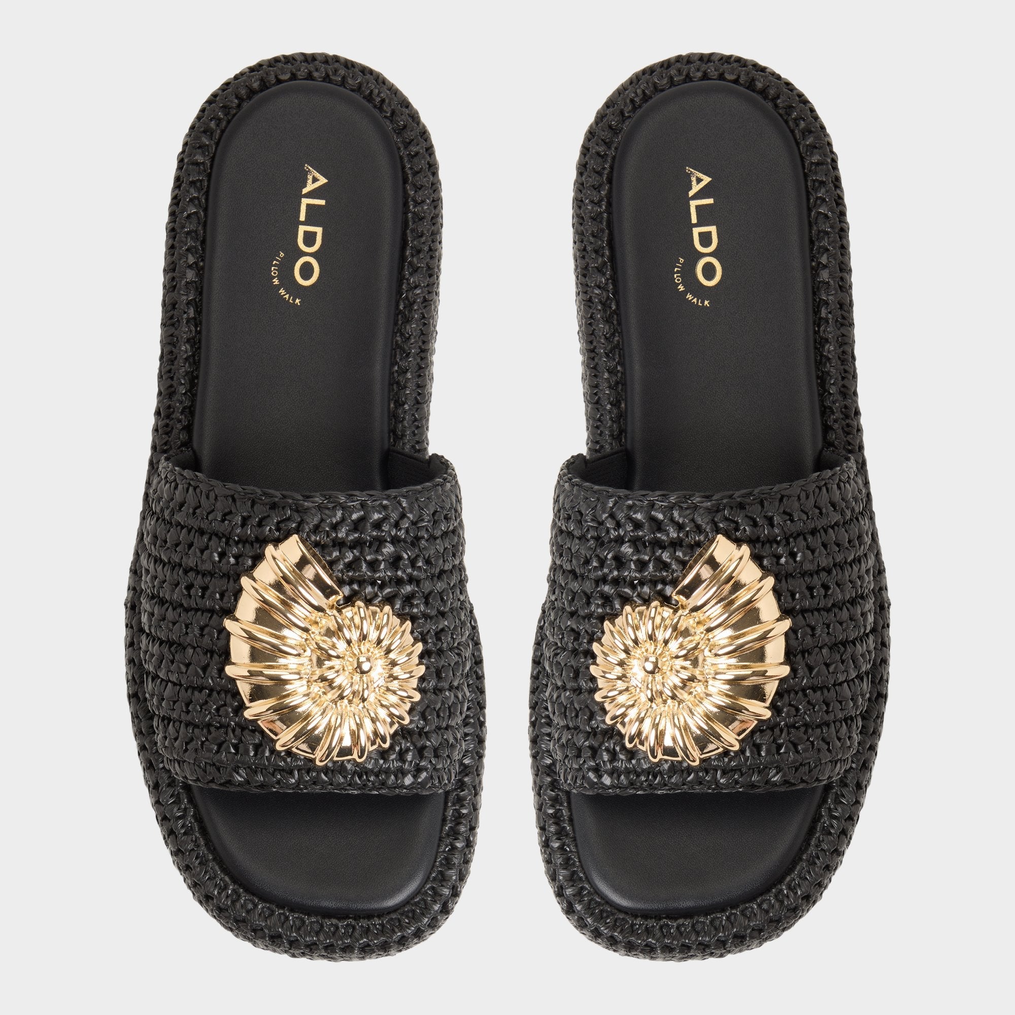 Aldo Justbeachy Black Women's Platform sandals - Flatform sandal