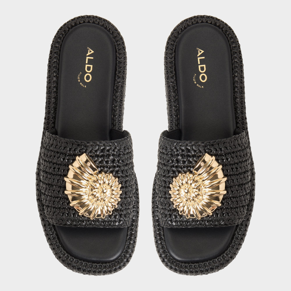 Aldo Justbeachy Black Women's Platform sandals - Flatform sandal