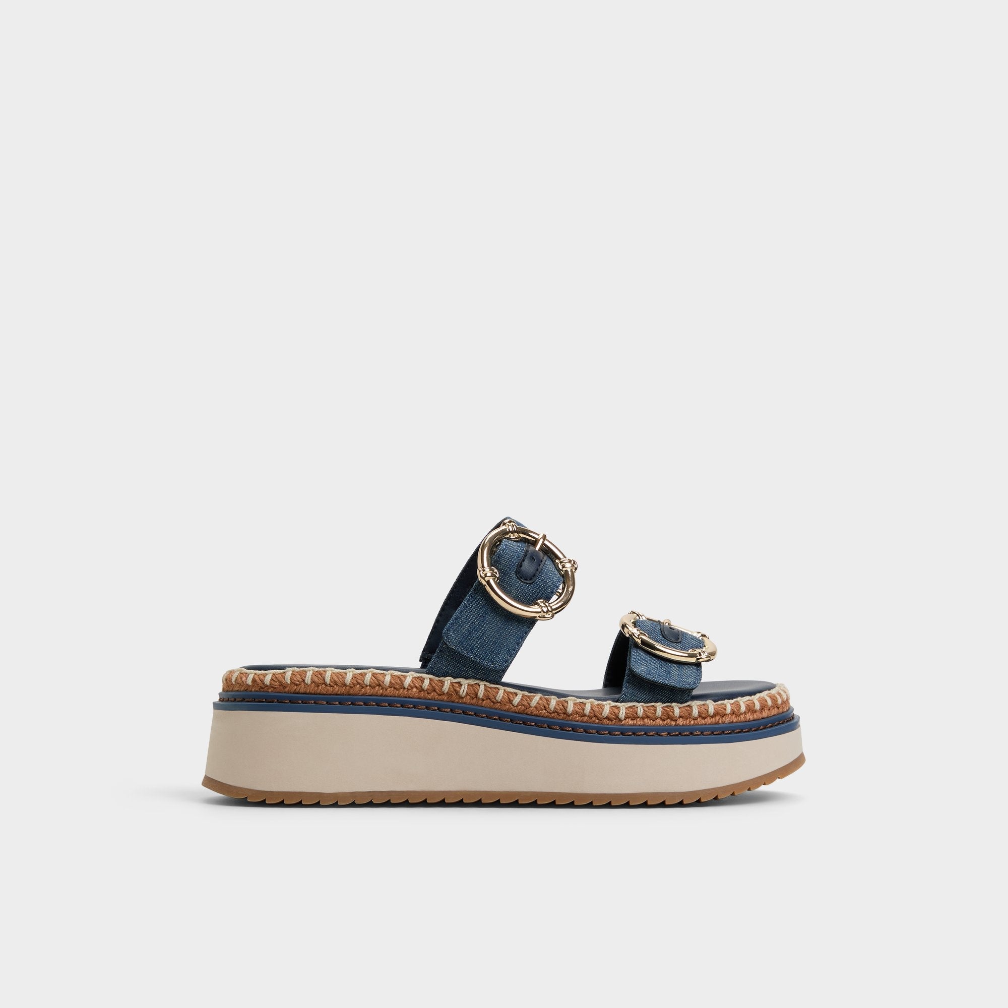 Aldo Kaeithien Dark Blue Women's Platform sandals - Slide sandal