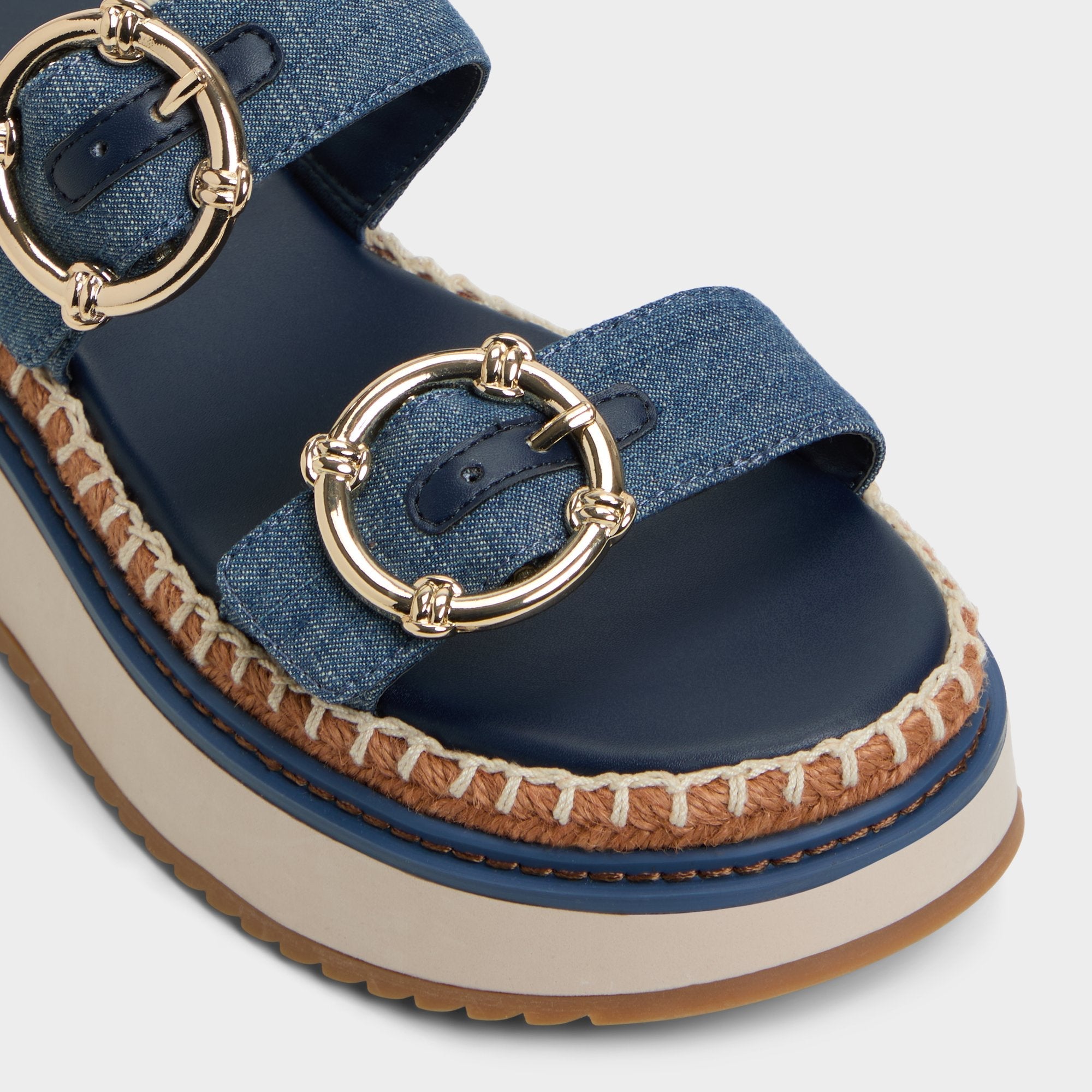 Aldo Kaeithien Dark Blue Women's Platform sandals - Slide sandal